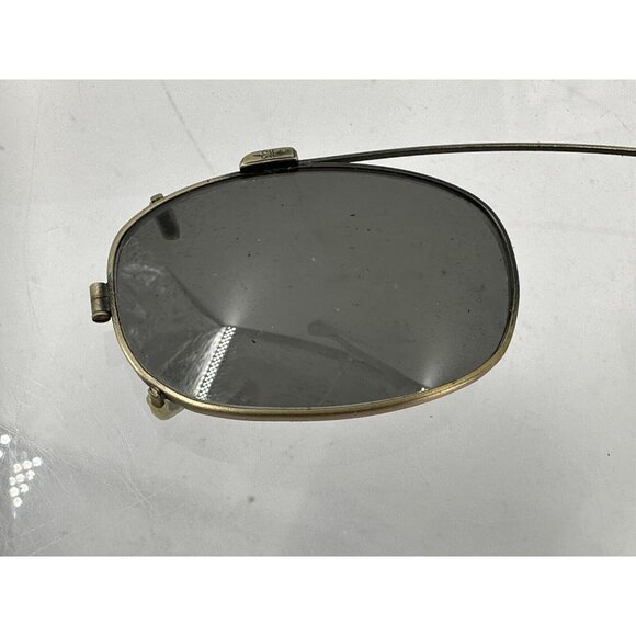 Vintage Robert Marc Rectangular Metal Sunglasses Clip Ons (B1-G) - Picture 4 of 10